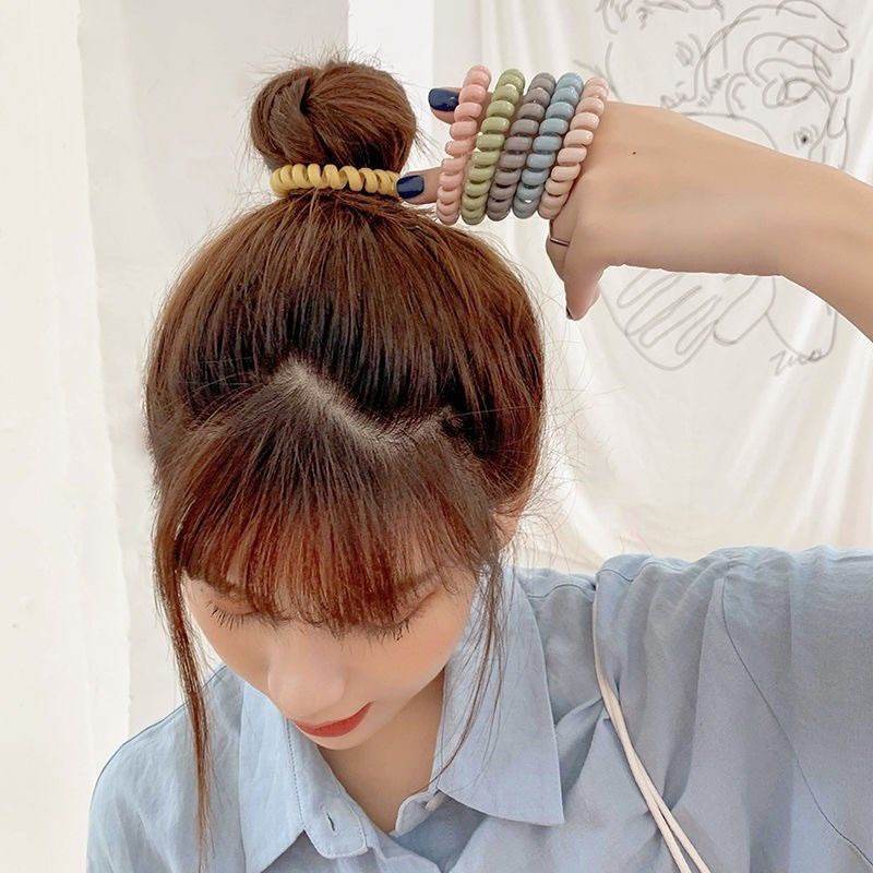 Combo 3 dây cột tóc dây buộc tóc lò xo mix màu cho bạn gái
