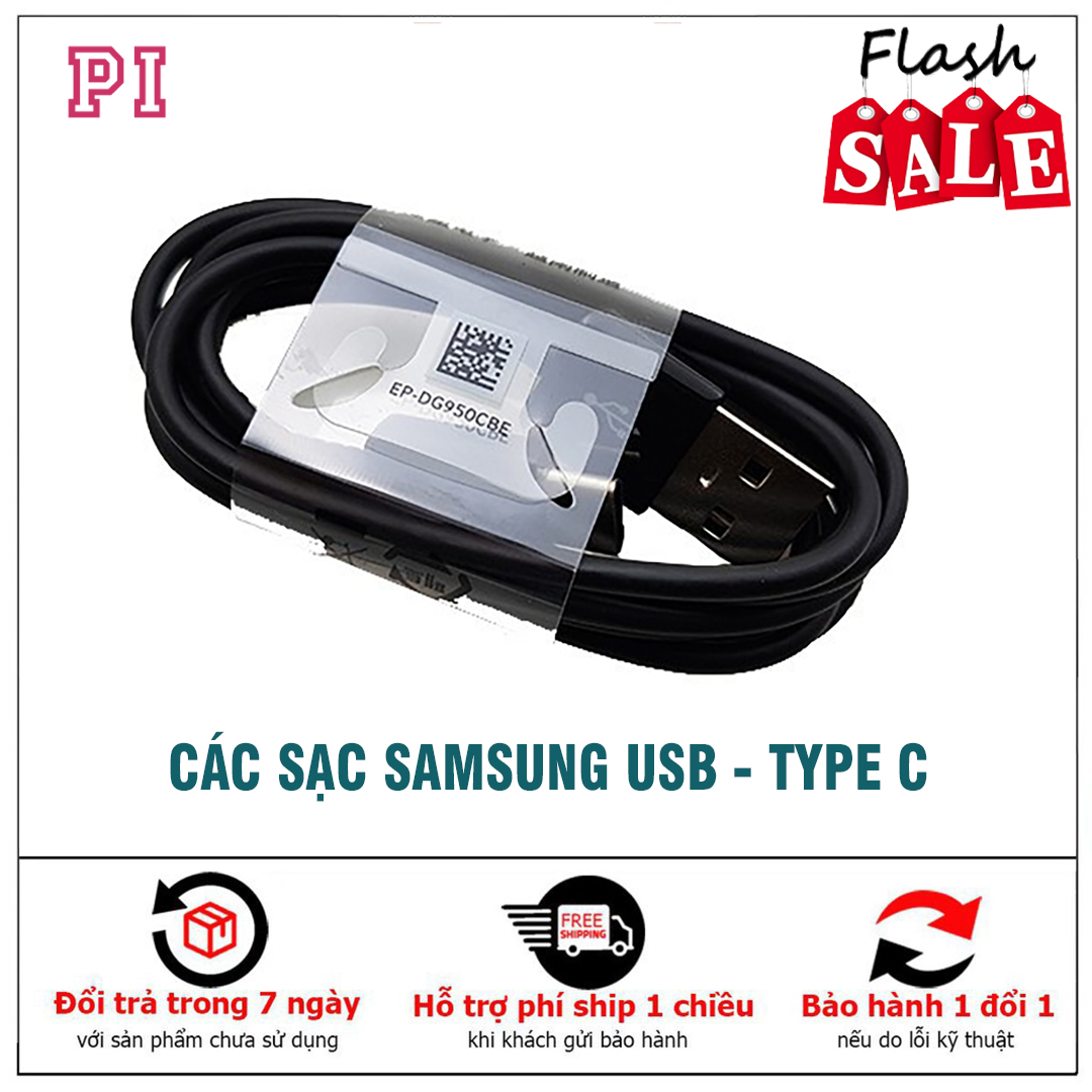 Cáp sạc Samsung Type C dài 1.2m hỗ trợ sạc nhanh 3A cho các máy SamSung bảo hành 12 tháng