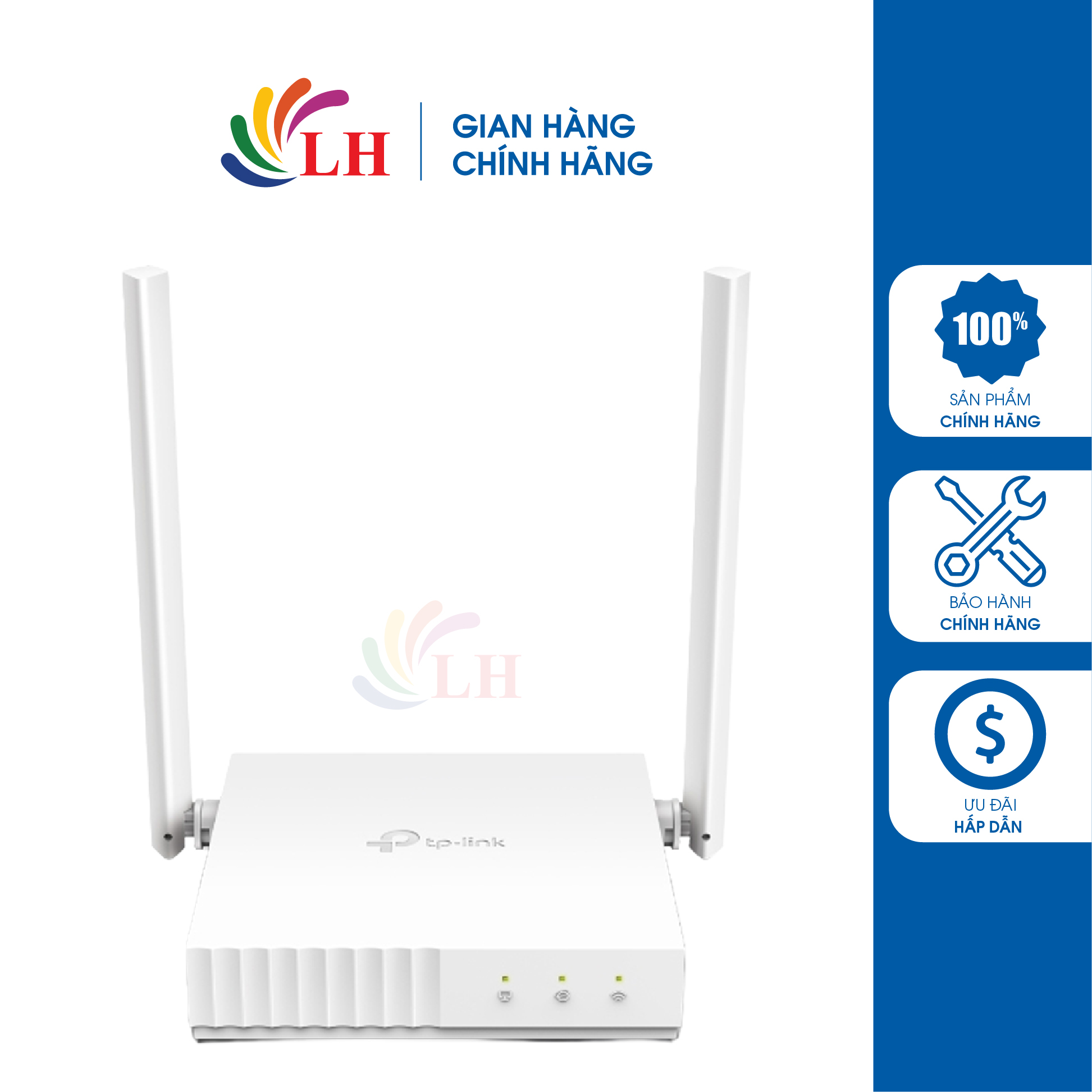 Thiết bị định tuyến mạng không dây TP-Link Router Wifi 4 300Mbps Multi-Mode TL-WR844N - Hàng chính hãng - WiFi 300Mbps, Phủ sóng ổn định với 2 ăng-ten ngoài, Quản lý và bảo mật tiện lợi