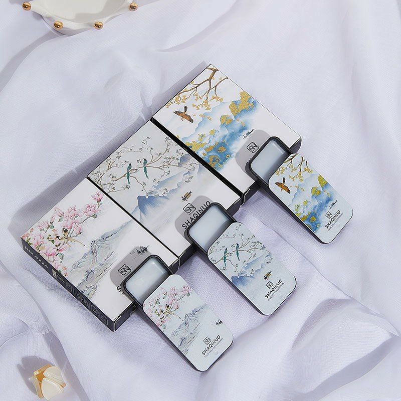 Hộp Nước Hoa Khô SHAQINUO - BỘ 03 SÁP