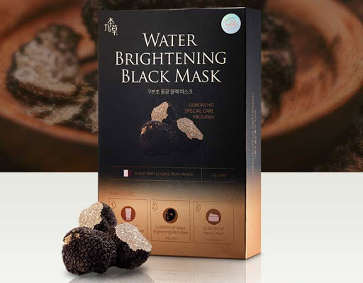 Mặt nạ Nấm đen thiên nhiên với 3 chức năng - Guboncho Water Brightening Black Mask