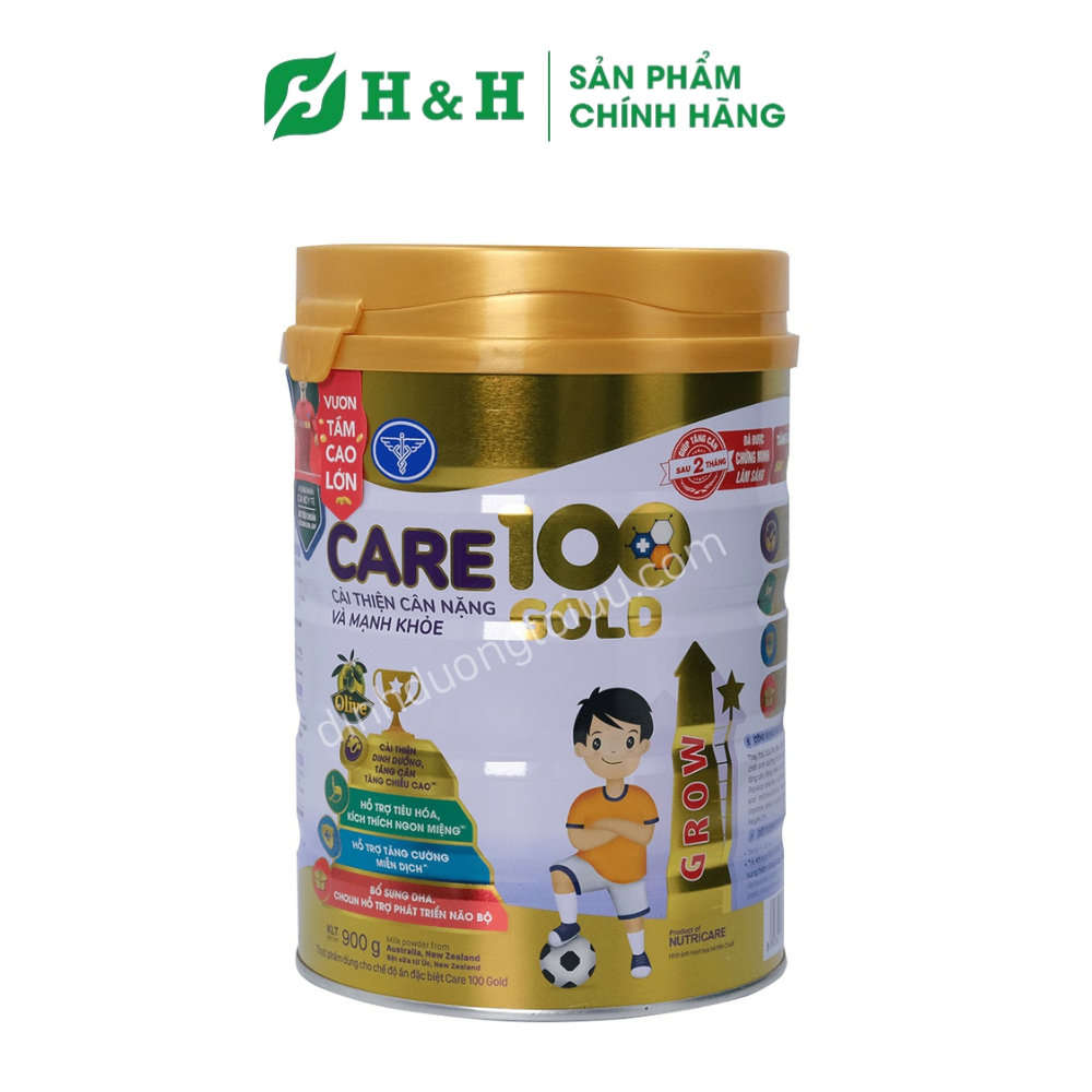 Sữa care 100 gold - đánh bay suy dinh dưỡng thấp còi ở trẻ 1 – 10 tuổi