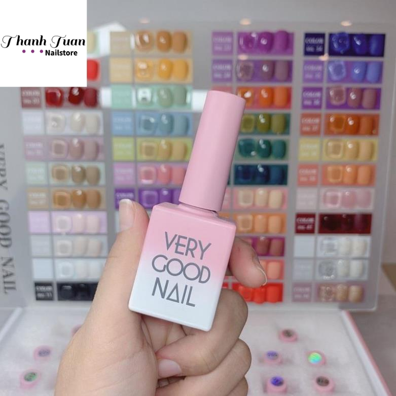 Set sơn gel 44 màu Very Good Nail chính hãng tặng kèm bảng màu + base top- Phụ kiện đồ nail Thanh Tuấn