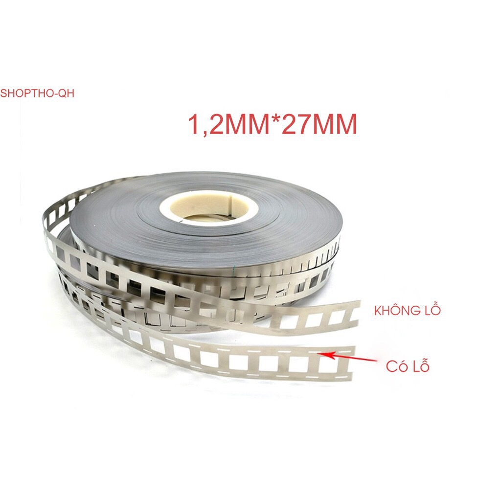 Kẽm hàn cell, kẽm vuông cuộn 1m dày 0.15mm