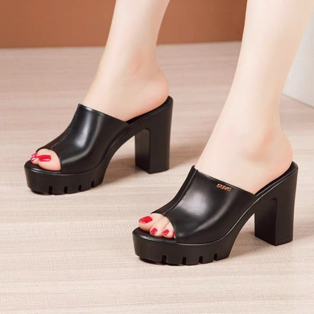 Dép cg quai bản phối chữ