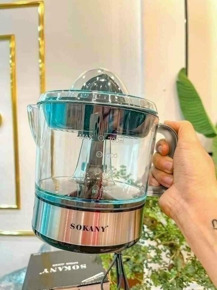 máy ép trái cây, máy vắt cam bằng điện, máy vắt cam tự động - máy vắt cam sokaly - máy ép cam tự động.