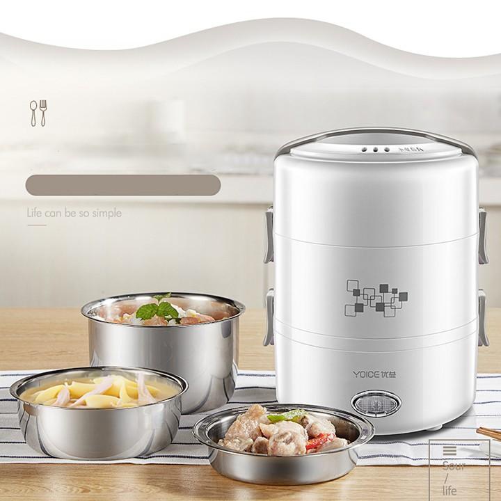 Hộp cơm trưa, hộp cơm tự dộng yoii-3, hộp cơm văn phòng,