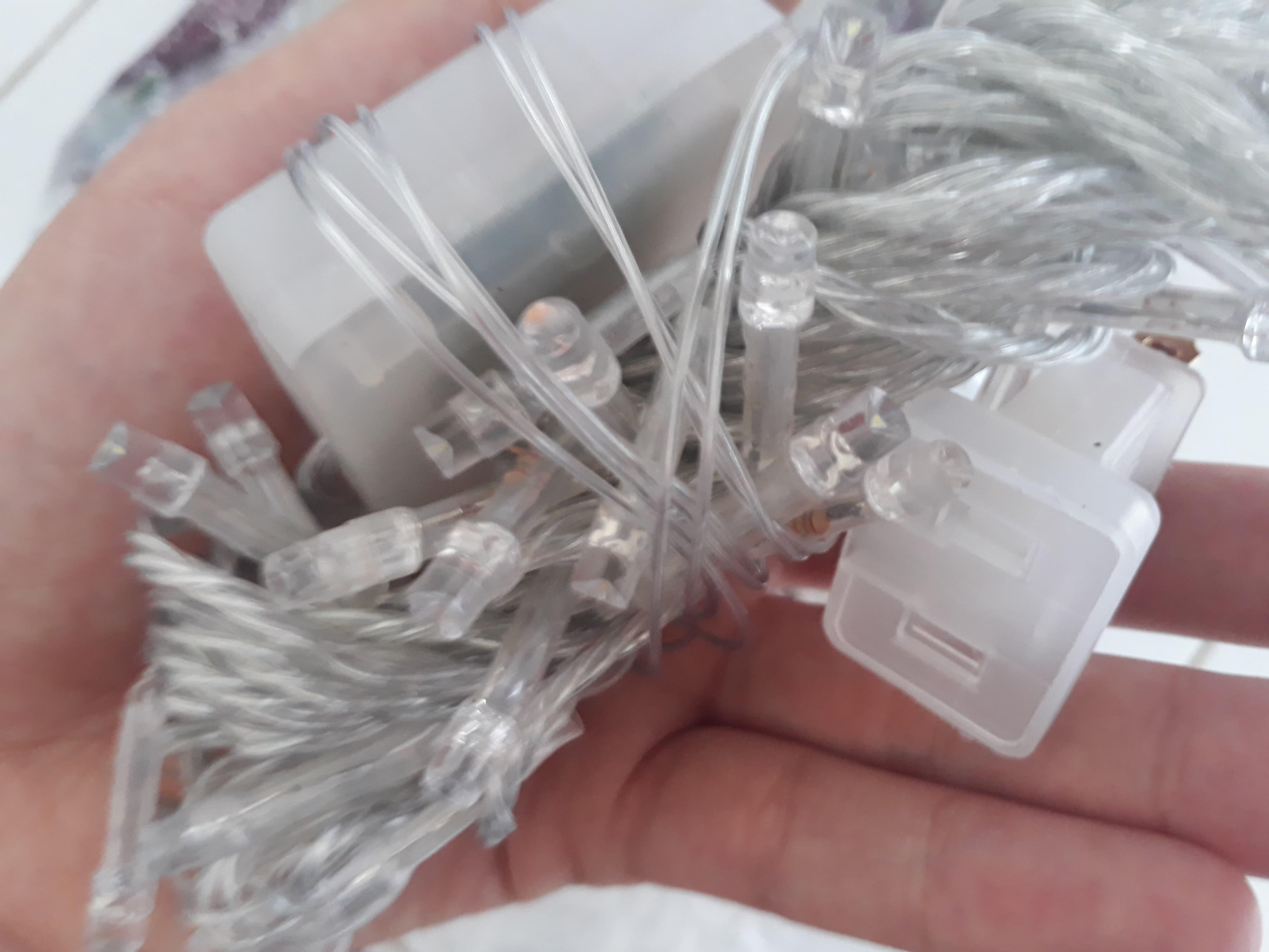 Combo 5 dây đèn nhấp nháy nhiều màu dài 5m -trang trí noel, phòng cưới