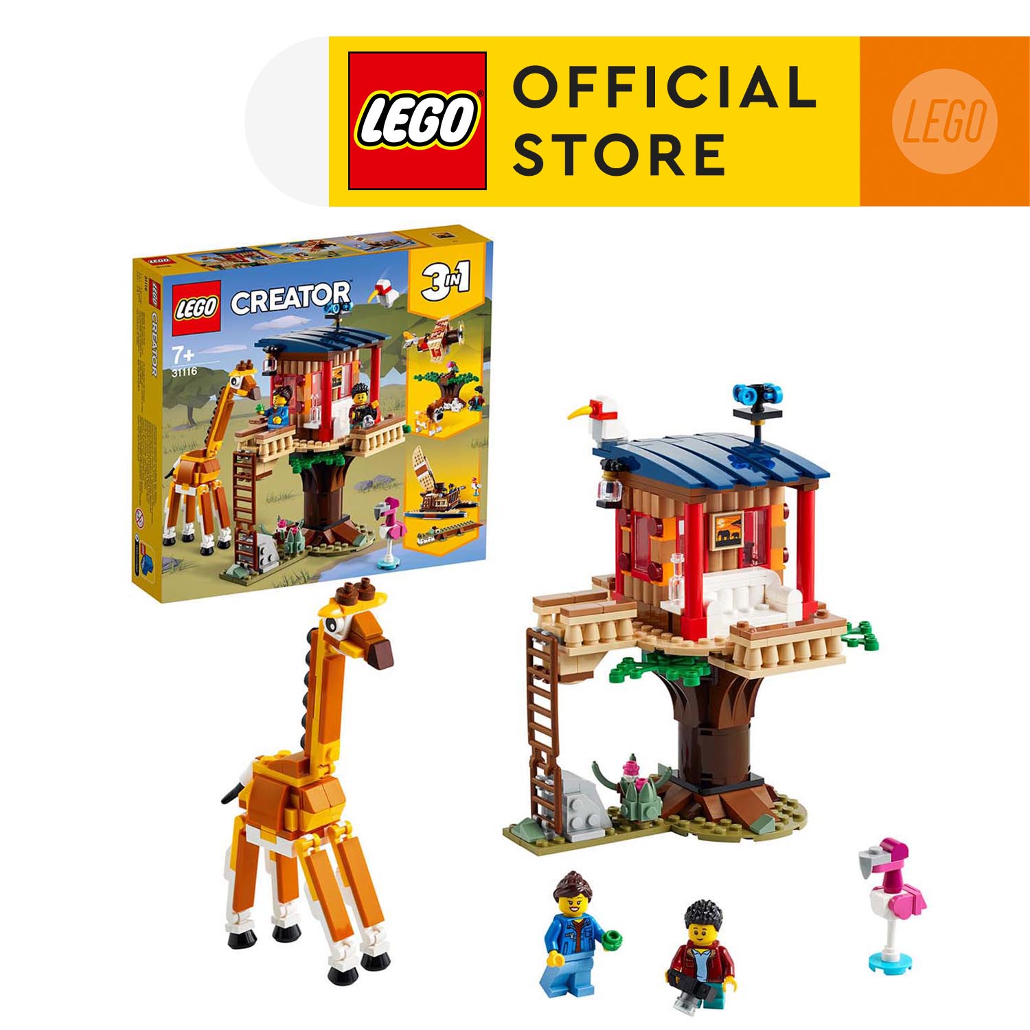 Đồ Chơi Lắp Ráp - LEGO Creator 3in1 31116 Nhà Cây Safari ( 397 Chi tiết)