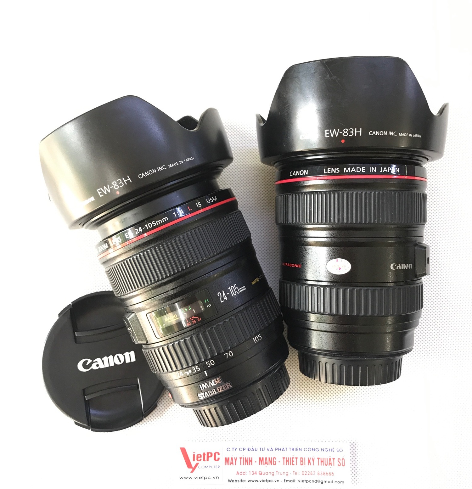 [Trả góp 0%]Ống kính Canon EF 24-105mm F/4L IS USM (Có hood)