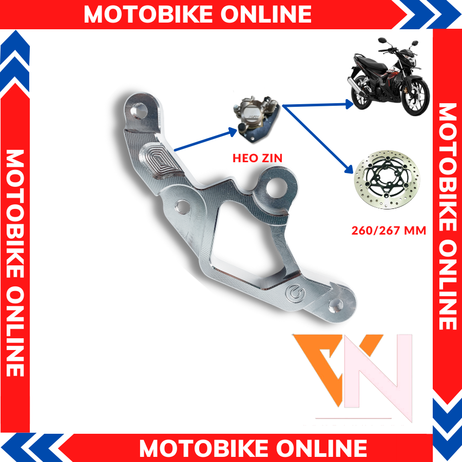 Pát trước sonic đĩa 260/267mm Heo zin theo xe
