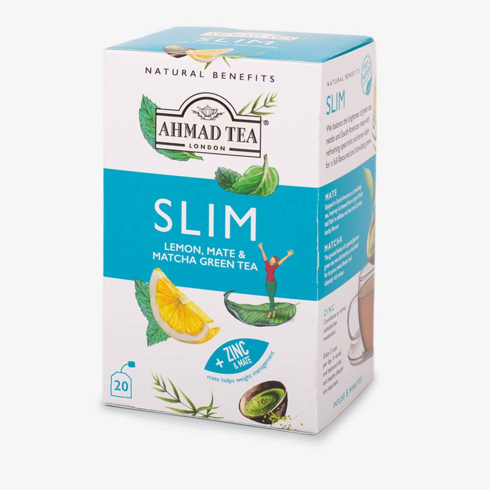 Trà thảo mộc ahmad organic premium - slim infusion 30g