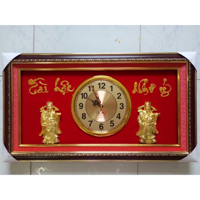 Tranh đồng hồ treo tường kích thước 40×60