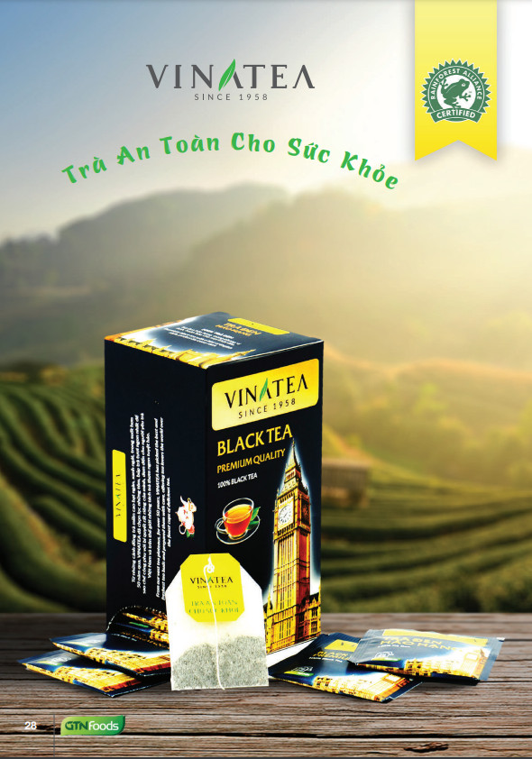 Trà Vinatea đen hảo hạng túi lọc 50g
