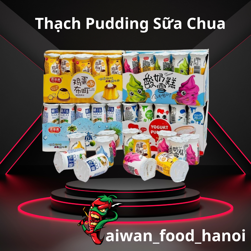 Thạch Pudding Yogurt - Pudding Trứng Siêu Ngon - Giá Dùng Thử 3k/Hộp