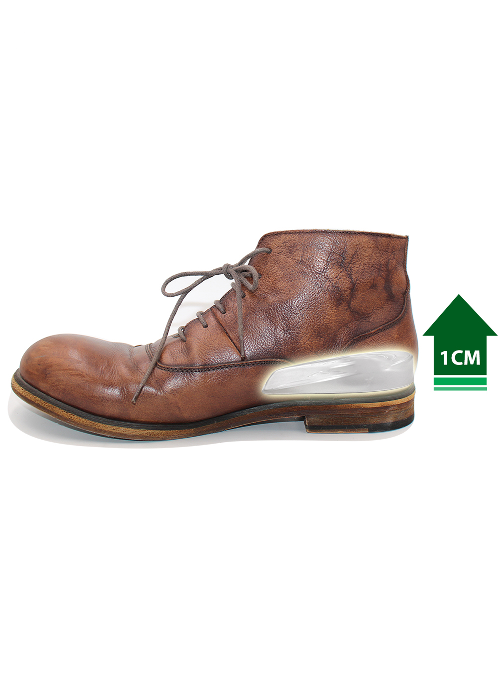 Lót giày độn tăng chiều cao cho cả mam nữ trong suốt tăng 1cm 2m 3cm Đô 97 N47
