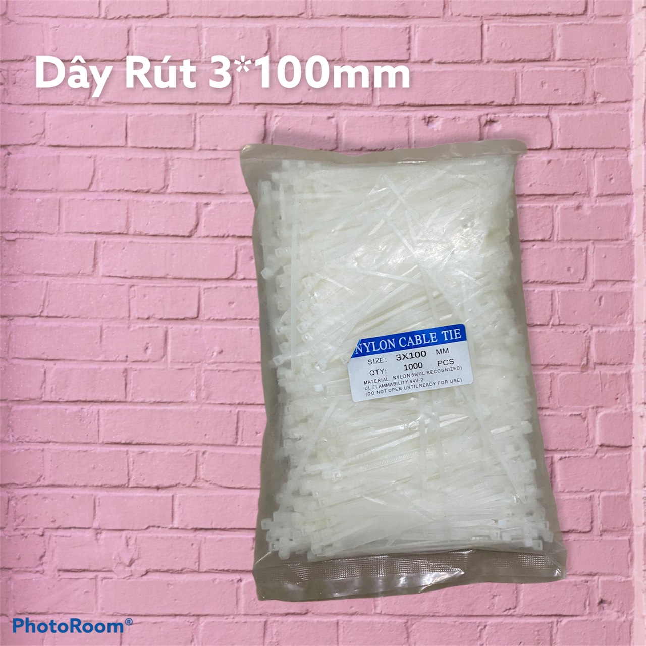 Dây rút nhựa 3*100mm