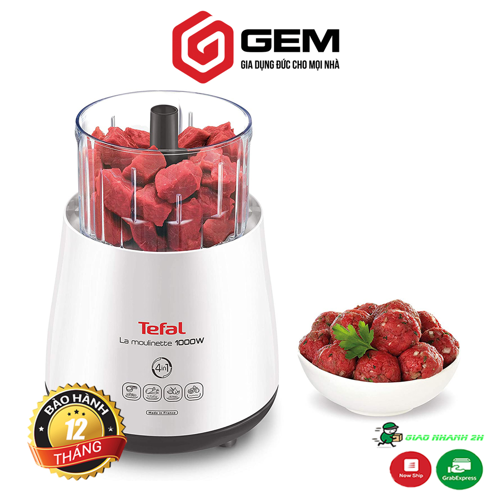 Máy xay thịt đa năng cối nhựa tefal dpa130 - hàng pháp