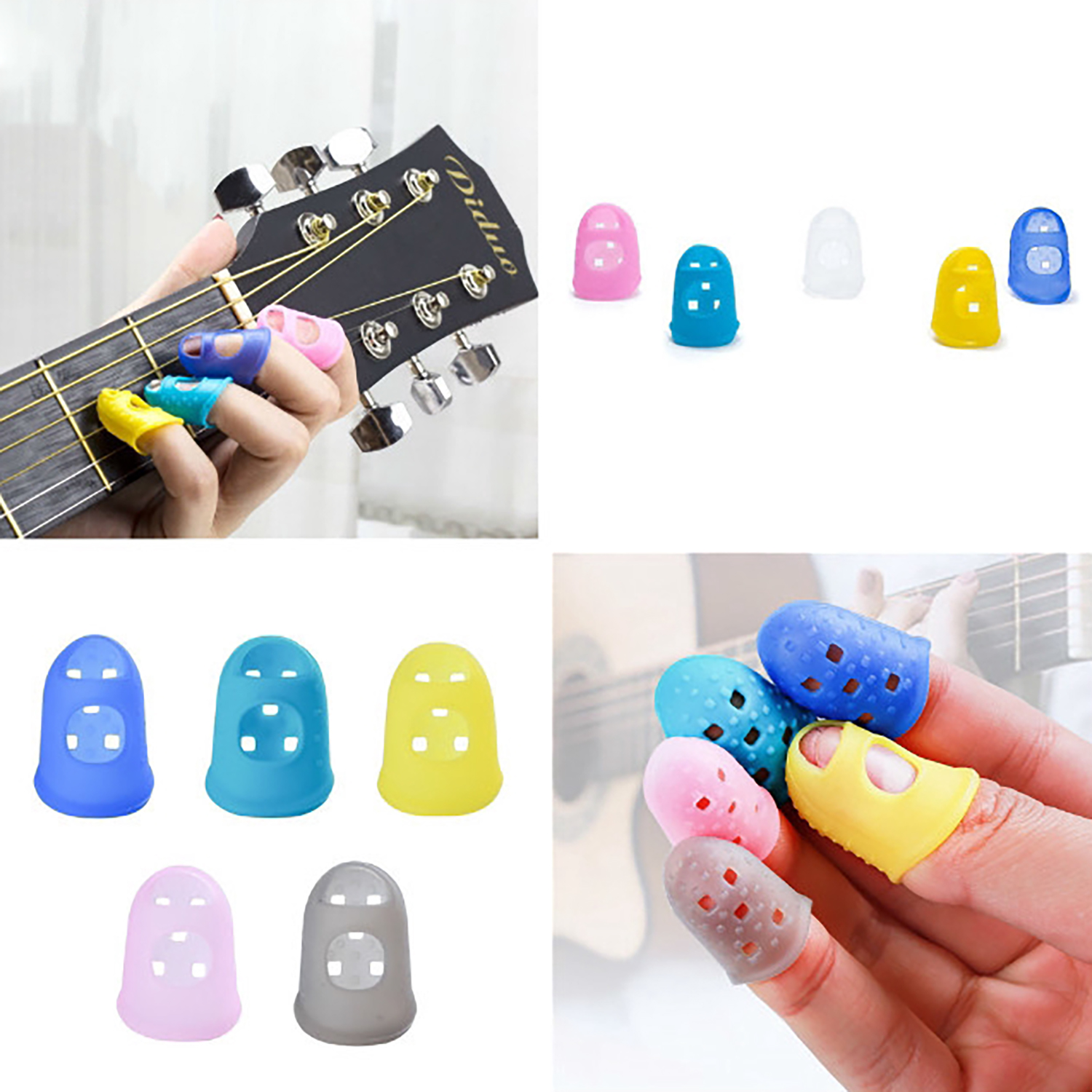 Dụng cụ bảo vệ đầu ngón tay khi chơi đàn Guitar - Giúp giảm đau đầu ngón tay