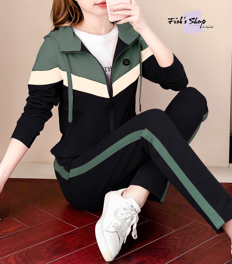 Bộ thể thao nữ dài tay FSO02500499 - 3