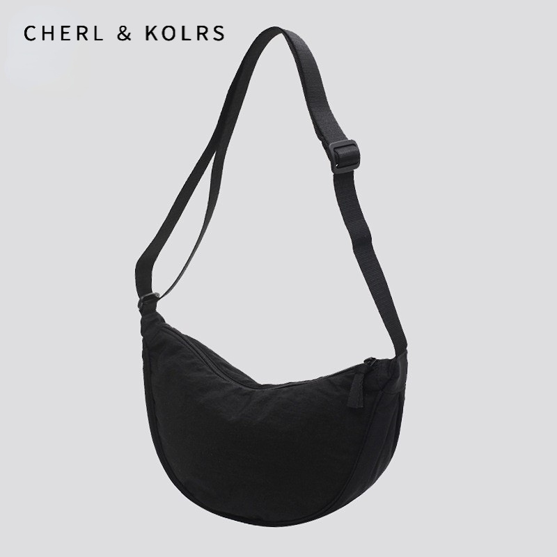 C&k⚡miễn phí vận chuyển⚡ túi nữ mới túi đeo vai thời trang túi đeo chéo túi bánh bao nylon túi vải bố nhỏ