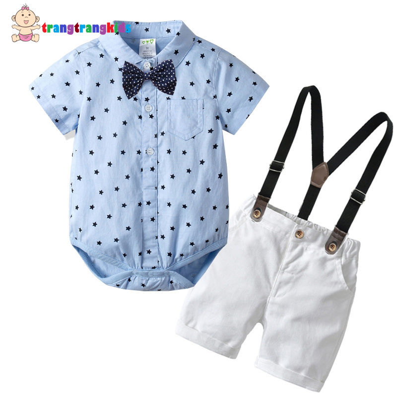 Sét body công tử cộc tay cho bé trai