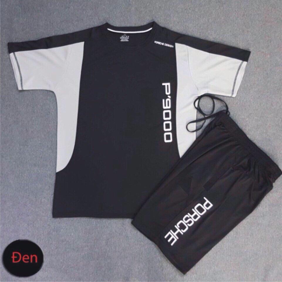 Đồ bộ thể thao set bộ thể thao ngắn tay porsche cực phong cách cool ngầu