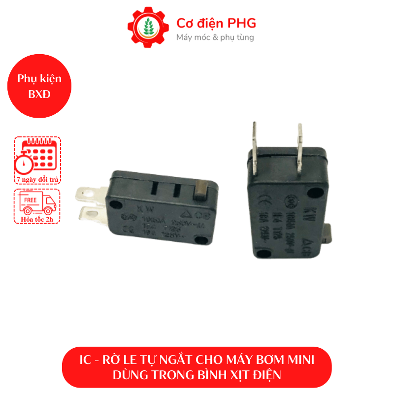 Rờ le - IC Máy bơm mini phun sương chuyên dùng cho bình phun tưới, tưới cây, tưới lan, hệ thống làm mát không khí