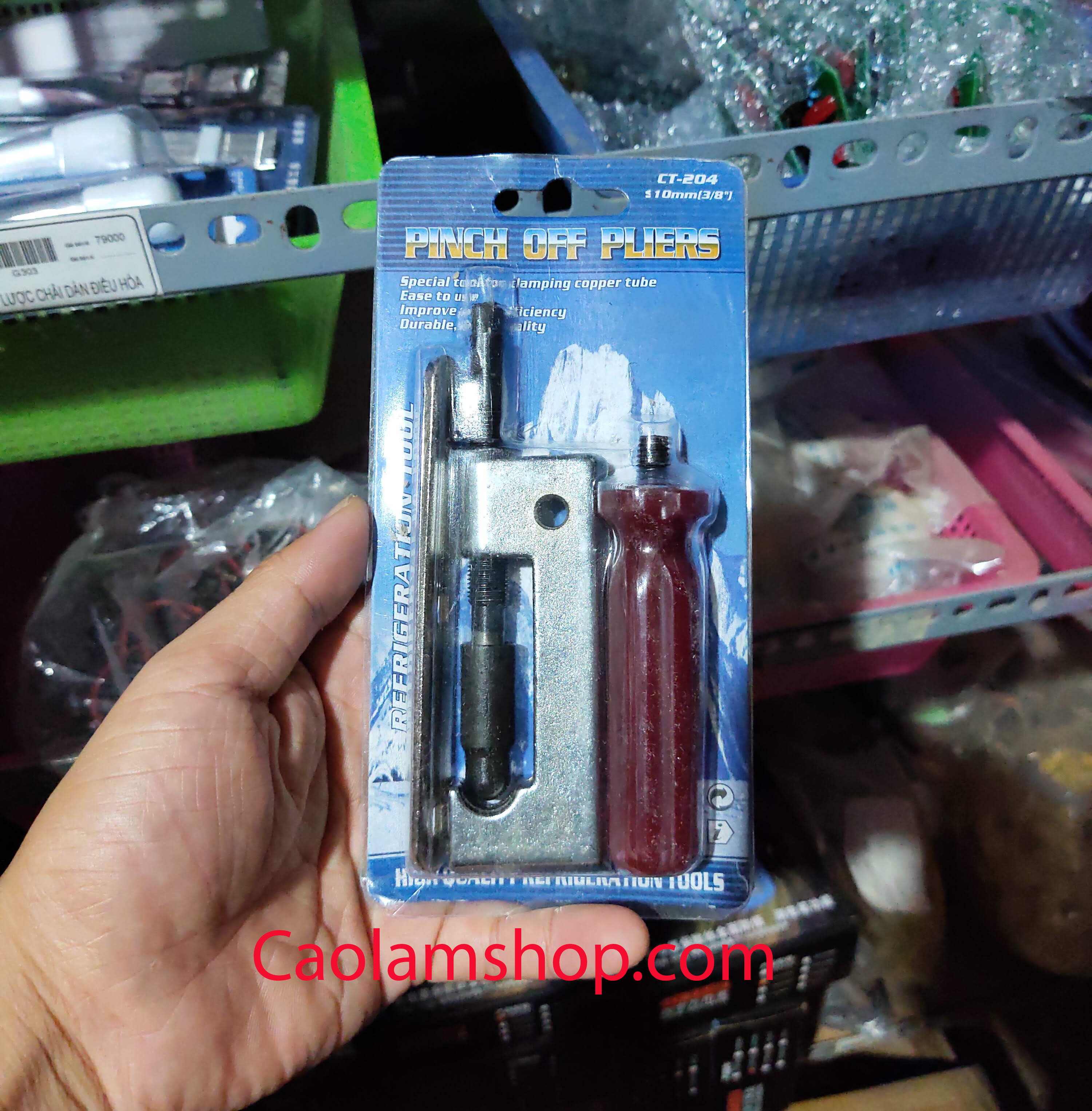 Chắn ga điều hòa, tủ lạnh CT-204. Chặn ga tủ lạnh