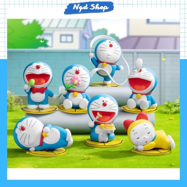 Blindbox Doraemon Leisure Time, Mô Hình Chính Hãng 52Toys Nguyên Seal Full box