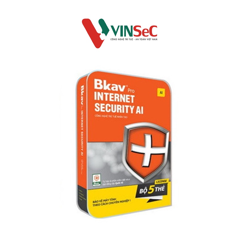 Phần Mềm Diệt Virus BKAV Profressional Internet Security 5 PC 12 Tháng Bảo