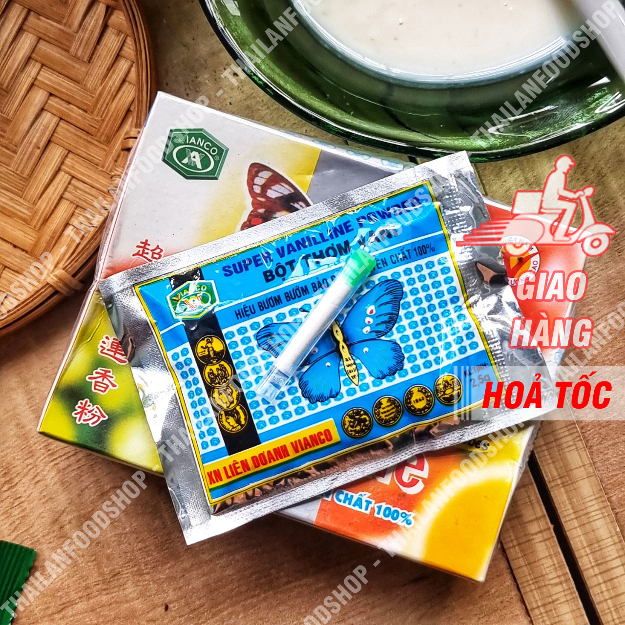 Bột Thơm Vanilline Hiệu Con Bướm Việt Ấn