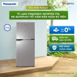 Tủ lạnh Panasonic Inverter 170L NR-BA190PUS9 Tiết kiệm điện Ngăn đá trên