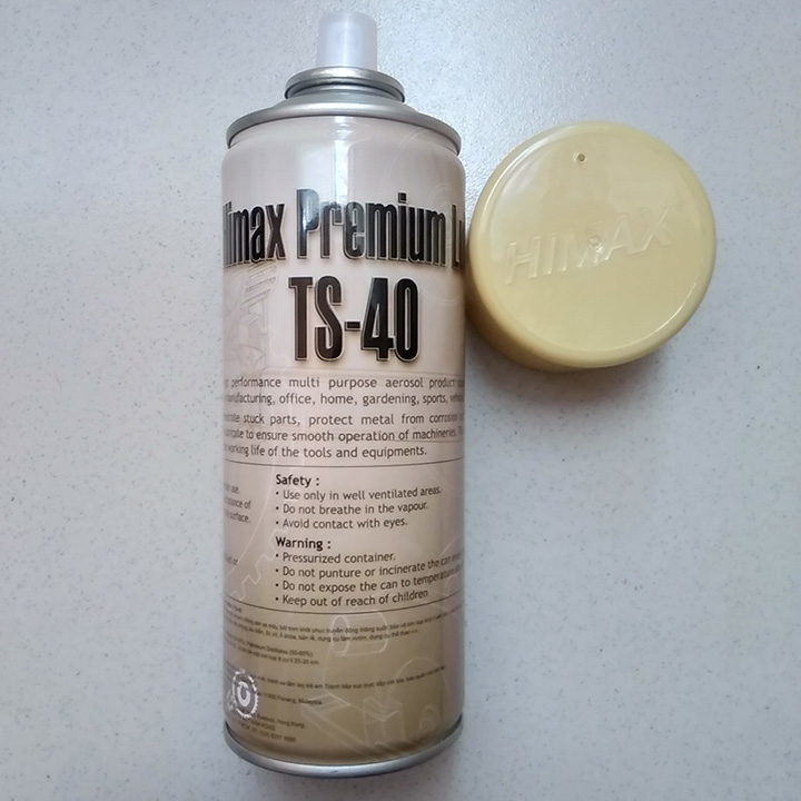 DẦU CHỐNG RỈ SÉT, BÔI TRƠN HIMAX TS40 (Himax Premium Lub 450ml)