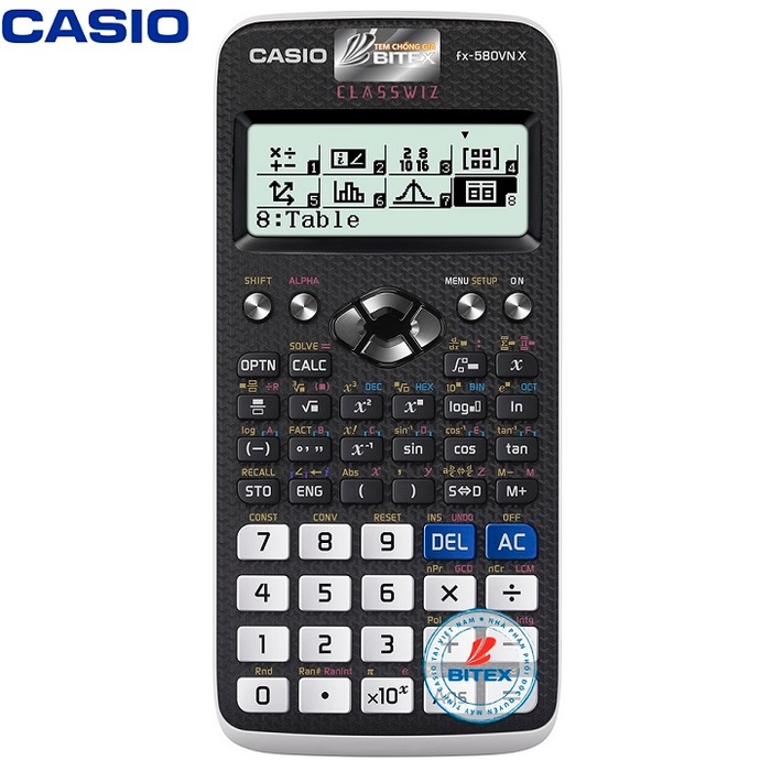 Máy tính Casio FX 580VNX mang đến cho bạn những tính năng vượt trội và hiệu suất tuyệt vời trong tính toán. Bạn sẽ dễ dàng giải quyết các bài toán phức tạp cùng với màn hình lớn và độ chính xác cao. Bây giờ hãy xem hình ảnh để khám phá thêm về sản phẩm này.