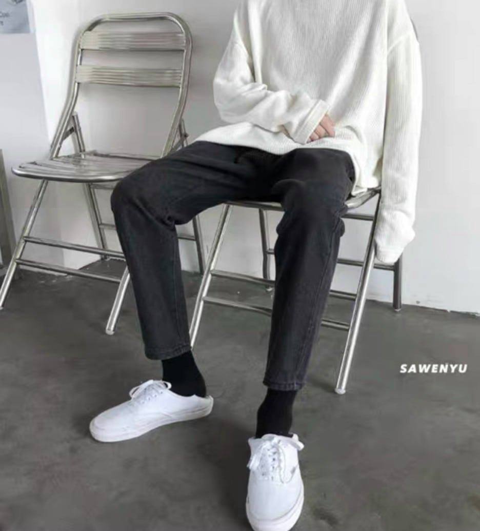 Quần Baggy Jean Nam - jean baggy hàn quốc