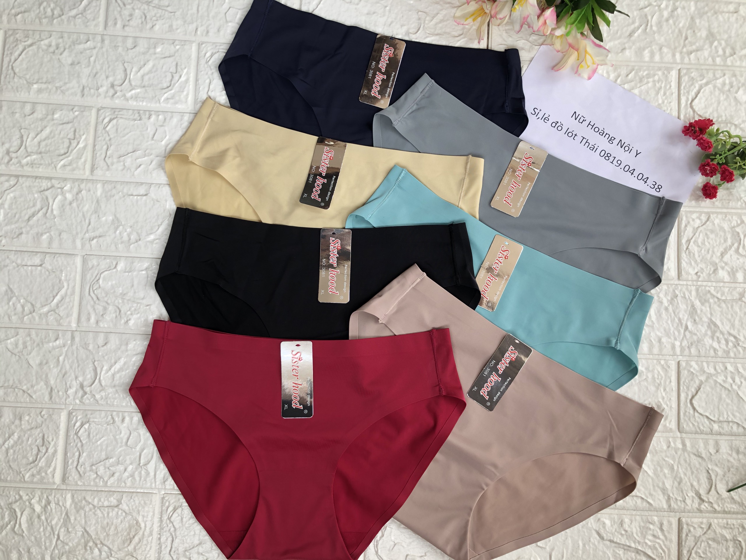 Quần Lót Không Viền Ôm Sát Cơ Thể Thái Lan Sister Hood 3081 Chất Cotton Mát