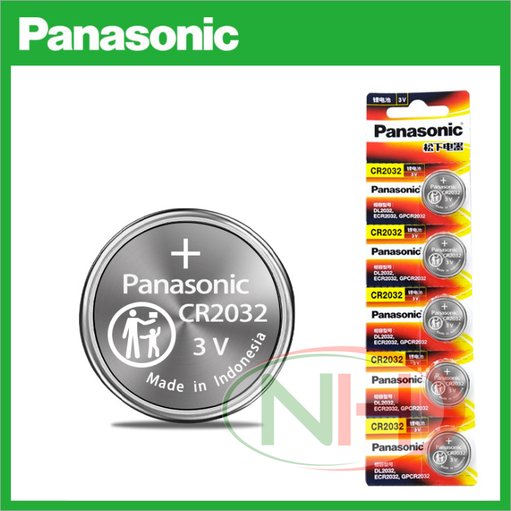 Vỉ 5 Viên Pin Panasonic sử dụng cho remote khóa Smartkey xe Honda SH Lead AirBlade Vario Vision