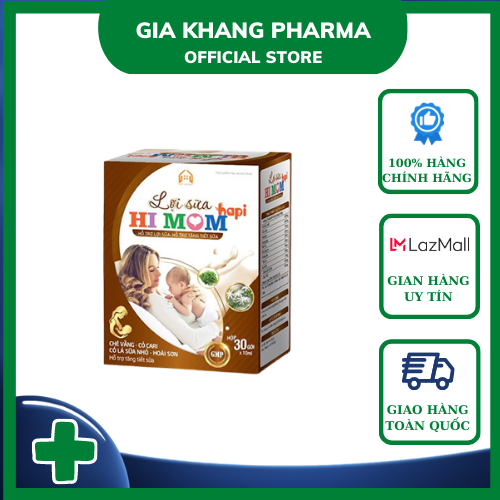 Lợi Sữa HI MOM - Ngũ Cốc Lợi Sữa Himom Giúp Gọi Sữa Về, Mát Sữa,Thông Tắc Tuyến Sữa, Giúp Tăng Tiết Sữa,Mát Sữa,Thông Tắc Tuyến Sữa,Lợi Sữa Hapi