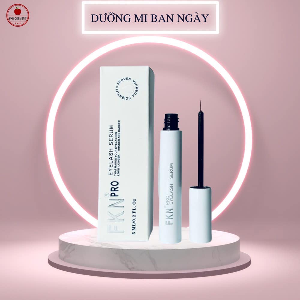 Serum dưỡng mi FKN Pro Eyelash Serum ban ngày 5ml mọc mi dài dày và cong