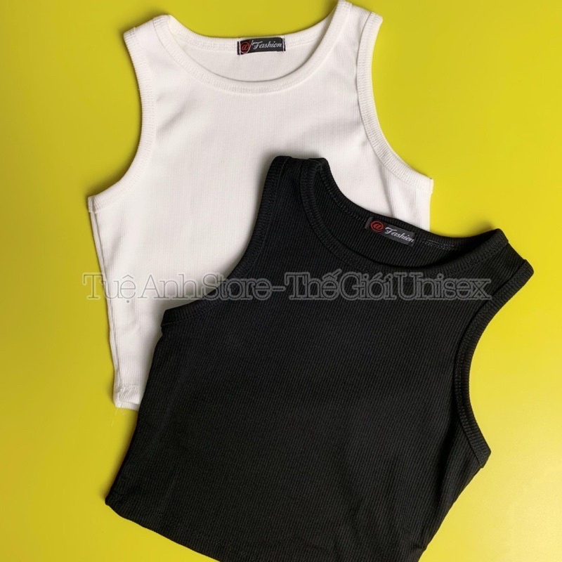 Áo thun ba lỗ croptop phom ngắn ôm body freesize - tueanhstore