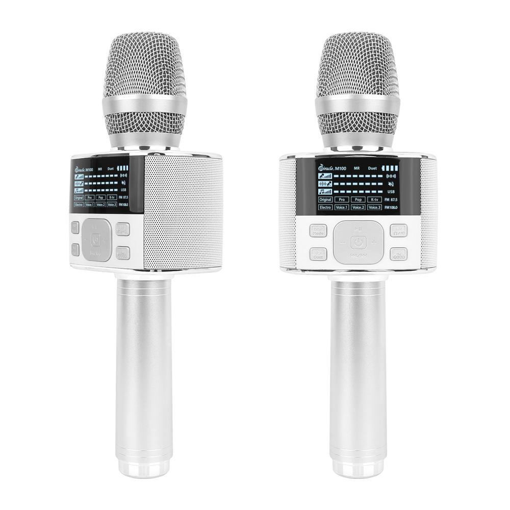 Micro Bluetooth Miracle M100 Hát Karaoke Trên Điện Thoại Di Động Cao Cấp