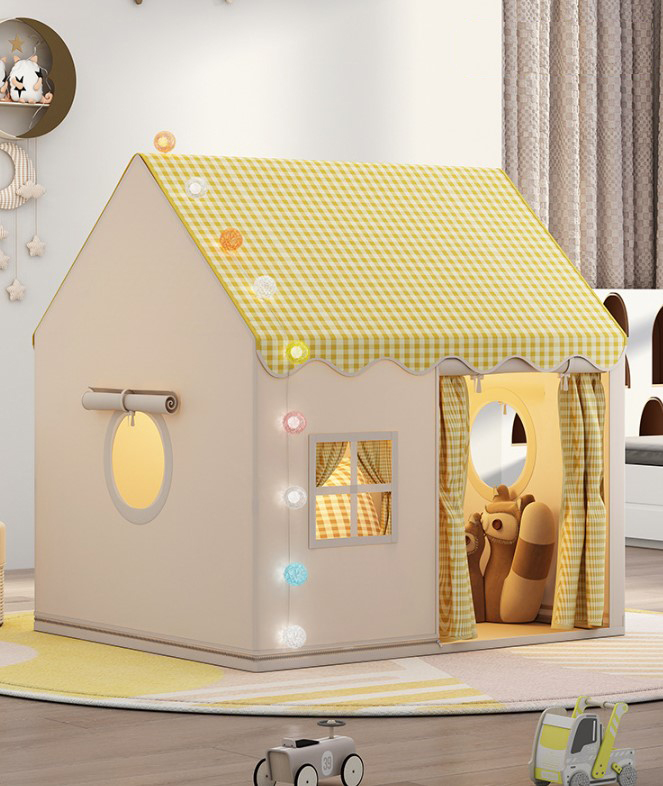 Lều cho bé, Lều công chúa, hoàng tử cỡ đại cao cấp cho bé - Hàng khung nhựa ABS (hoặc INOX) + vải dù chắc chắn