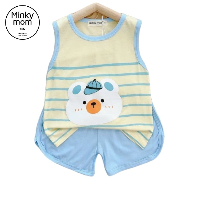 Bộ ba lỗ thun lạnh Minky Mom cho bé 7- 28 kg BL-IN65