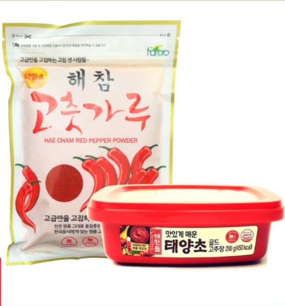 [FREE SHIP] BỘT ỚT HÀN QUỐC HAECHAM 200G VÀ 1 HỘP TƯƠNG ỚT HÀN QUỐC GOCHUJANG 200G