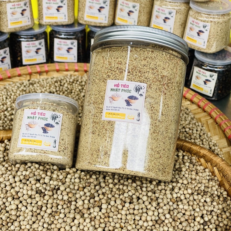 Tiêu Sọ Xay Sạch ÔNG BỐN - Thơm, Cay, Nguyên Chất 100%