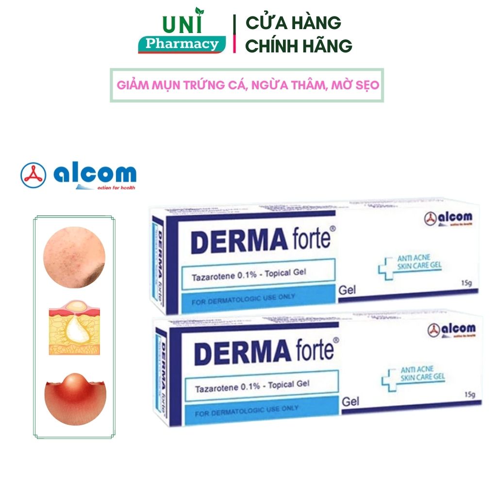 Kem derma forte chính hãng hết mụn trứng cá, ngừa thâm, mờ sẹo, dưỡng da
