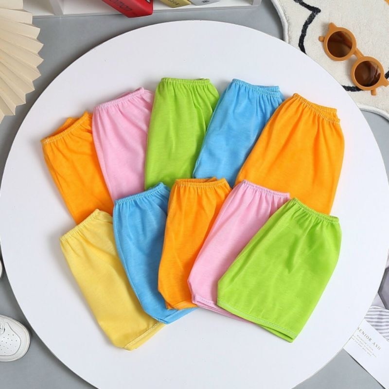 Combo 5 quần xô mỏng Ngắn Màu cho bé giặt mau khô