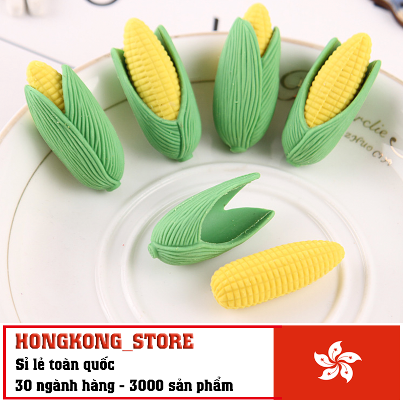 Cục tẩy hình bắp ngô siêu độc đáo - cục gôm tẩy văn phòng phẩm cho bé