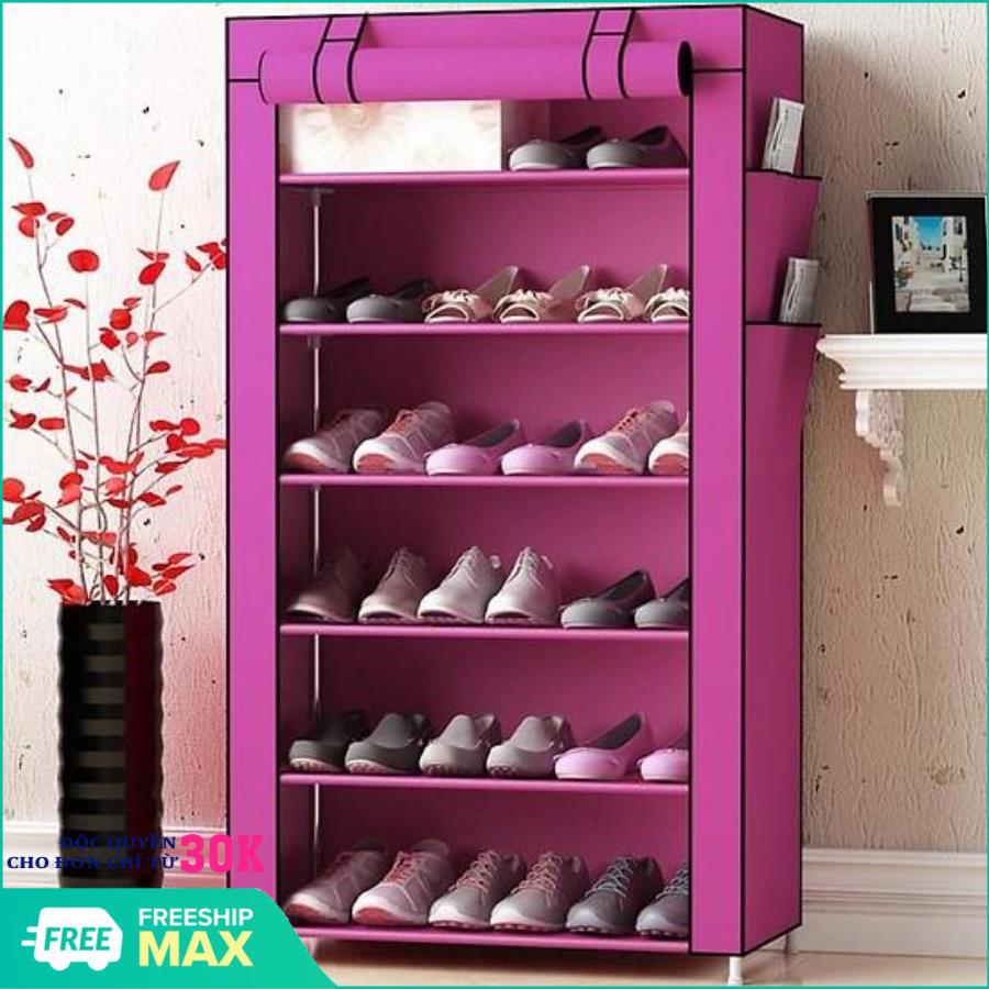 Kệ giày dép, Tủ giày dép 7 tầng- 8 tầng, Kệ giày dép 7 tầng - 8 tầng cao cấp, vải trơn cực chắc chắn, ke de giay dep, tu giay dep, gia dụng gọn nhẹ, tiện ích cho căn nhà của bạn